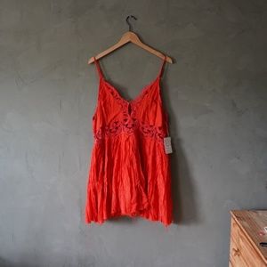 Free People Orange Dress size Large